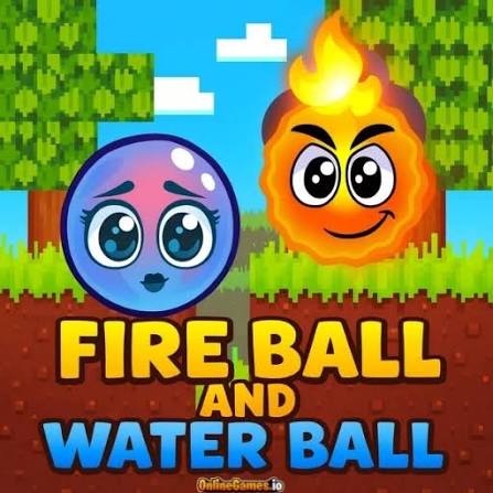 play game free online online fire ball and water ball parkour love balls