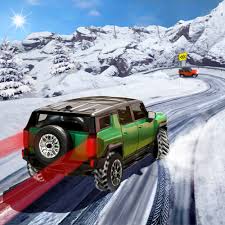 play game online free suv snow driving 3d